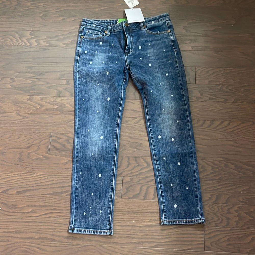 NWT polka dot sandrine rose jeans